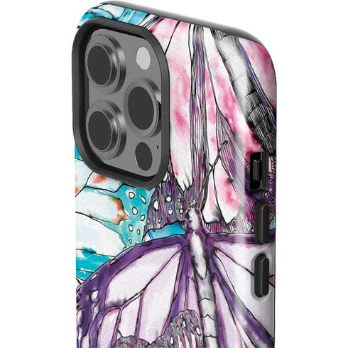 California Monarch Collage iPhone 15 Pro Impact Case